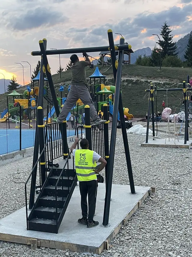 Outdoor fitness zona, Plav — Deco Sport
